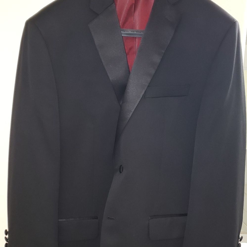 Tuxedo jacket and pants